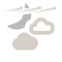 Partly cloudy and cirrus